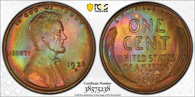 1936-D 1C MS65BN