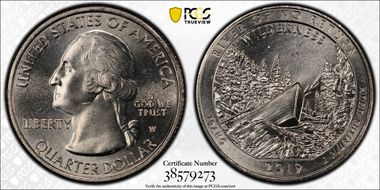2019-W 25C Frank Church River of No Return NP Early Find MS65