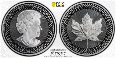 2019 $5 Maple Leaf Silver Modified PR Pride of Two Nations Set PR70