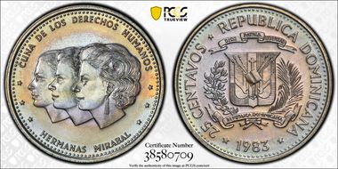 1983 25C Human rights MS67