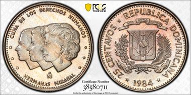1984-Mo 25C KM-61.1 Cu-Ni PR67