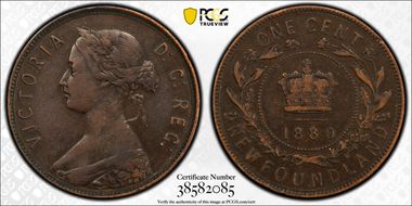 1880 1C Oval 0, Low 0 XF40BN