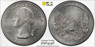 2019-W 25C Frank Church River of No Return NP Early Find MS66
