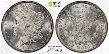 1878 8TF $1 MS64