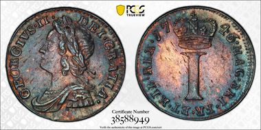 1746 1D S-3715A MS62