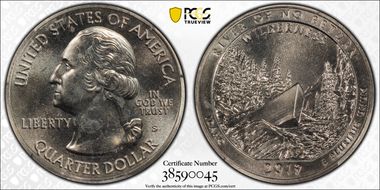 2019-S 25C Frank Church River of No Return NP LB Treasure Hunt MS65