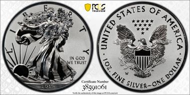 2019-W $1 Silver Eagle Enhanced Rev PR Pride of Two Nations, U.S. Set PR70