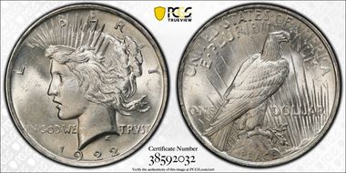 1922 $1 MS64