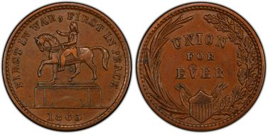 1863 CWT F-174/272a, First in War AU55BN