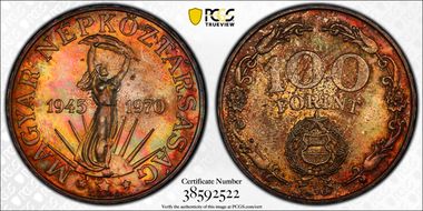 1970-BP 100 Frt Liberation MS66