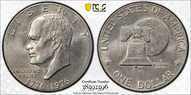 Cert 38592596 - Coin Image