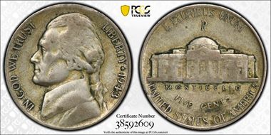 1943-P 5C VF30