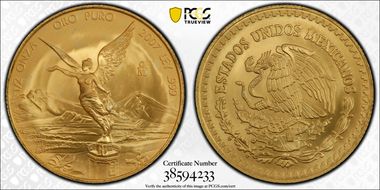 2007-Mo 1/2 oz Libertad Gold MS68