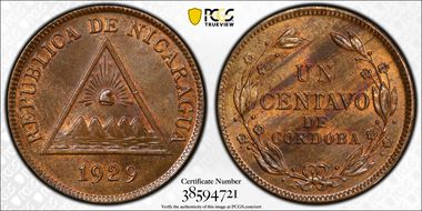 1929 1C MS65BN