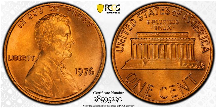 Cert 38595230 - Coin Image