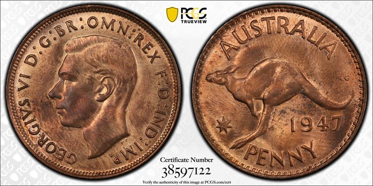 Cert 38597122 - Coin Image