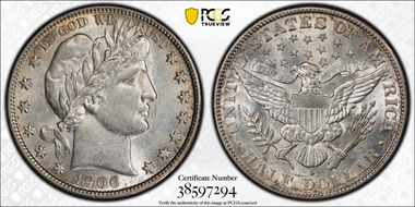 1906-S 50C AU55
