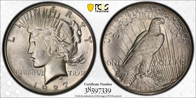 Cert 38597339 - Coin Image