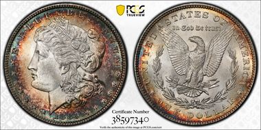 1885 $1 MS63