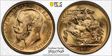 1914-M Sov S-3999 MS65+