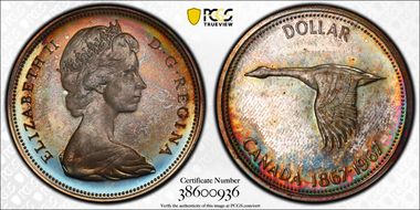 1967 S$1 PL65+