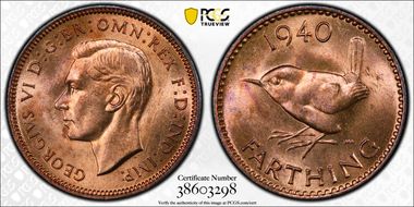 1940 1/4D S-4116 MS64RD