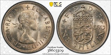 1966 Shil S-4147 English Rev MS65+