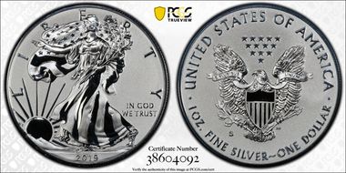 2019-S $1 Silver Eagle Enhanced Rev PR First Strike PR69