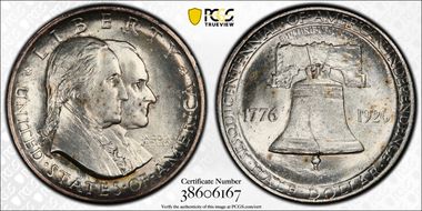1926 50C Sesquicentennial MS64