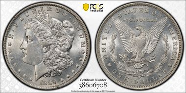 1889-O $1 AU58