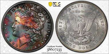 1887 $1 MS64