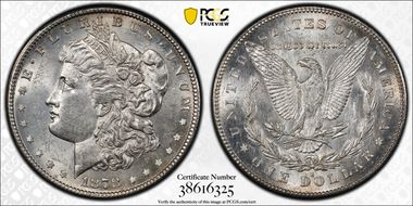 1878-S $1 MS62