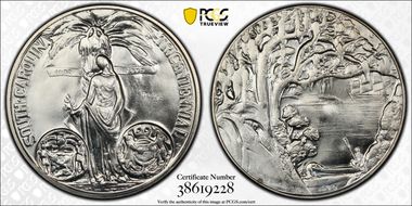 1970-P Medal D1970-2d Silver S. Carolina Tricentennial MS67