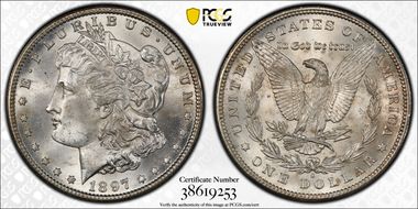 1897-S $1 MS64+