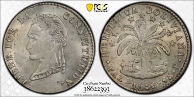 1856-PAZ P 4 Sol AU58