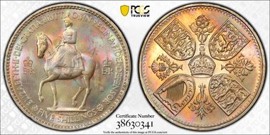 1953 Crown S-4136 Coronation MS64+