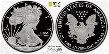 2018-W $1 Silver Eagle PR70DCAM