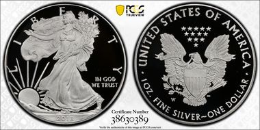 2018-W $1 Silver Eagle PR70DCAM
