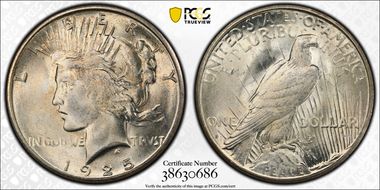 1925-S $1 MS64+
