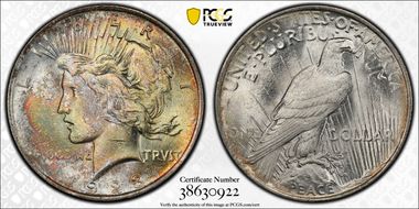 1923 $1 MS64+ 