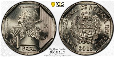 2018 Sol Pava Aliblanca MS67