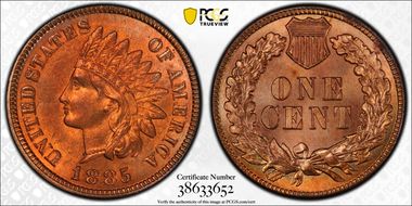 1885 1C MS64RB