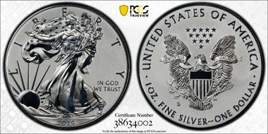 2019-S $1 Silver Eagle Enhanced Rev PR First Strike PR70