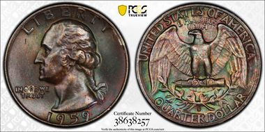 1959-D 25C MS64