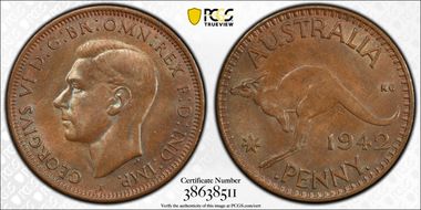 1942-I (b) 1D MS64BN