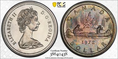 1972 S$1 Voyageur Ag SP66