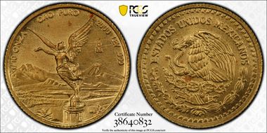 2000-Mo 1/10 oz Libertad Gold MS62