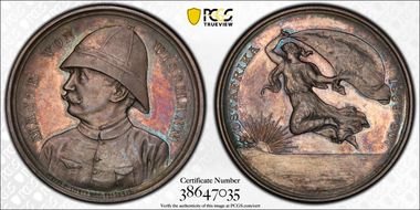 1890 Medal Major Von Wissmann Ag German East Africa Takeover SP64