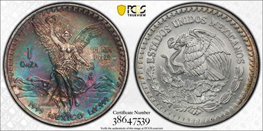 1995-Mo Onza Libertad Ag MS65