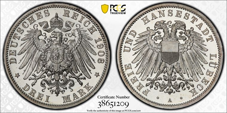 Cert 38651209 - Coin Image